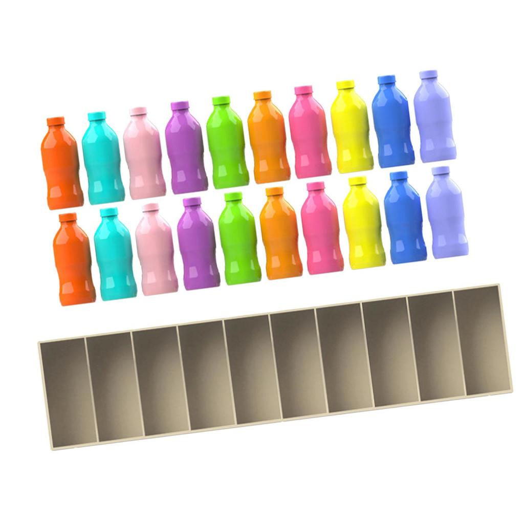 Bottle Color Matching Toy, Game Unique Family Games Match The Toy for Camping Birthday and