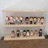 Clear Display Shelf Case Display Stand Riser 2/3 Layer Storage Rack for Decor Action Figures Collectibles Toys