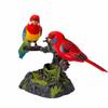 Chirping Talking Parrot Ornament Interactive Sound Activated Bird