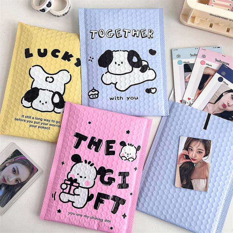 10Pcs Cute Pochacco Bubble Mailers Self Seal Padded Envelopes Waterproof Bubble Mailing Envelopes Cushioning Packaging Bags