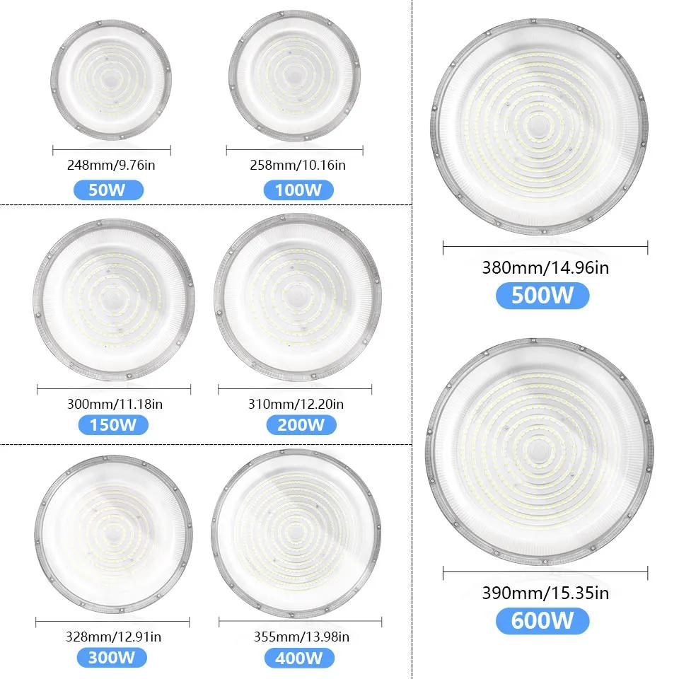 LED Hallenleuchten 50W 100W 150W 200W 300W 400W Superhell UFO Wasserdicht Gewerblich Industriell Markt Lager Garage