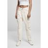 Pantalon cargo femme - Urban Classics - Ballon fit - Couleur beige - Poches cargo - Tissu twill