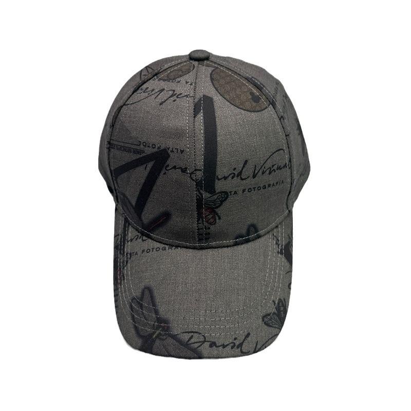 British Cartoon Print Owl Letter Baseball Cap Men'S And Women'S Sunshade Personality Street Cap