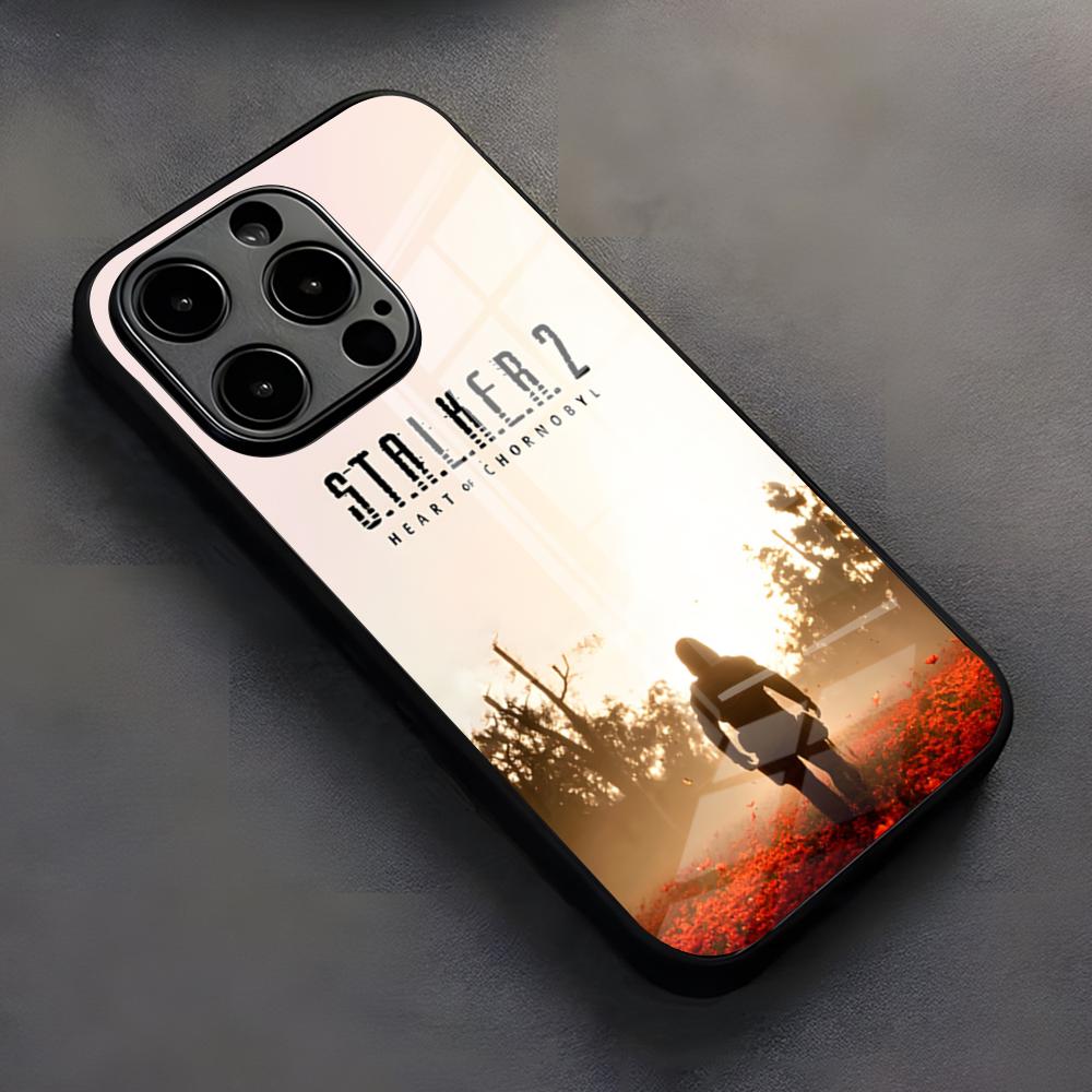 

Чохол для телефону S-Stalker 2 для IPhone 17 Pro Max 16 15 14 Pro Max 13 11 X Xs Xr 8 7Plus Скляна кришка iPhone 15 Plus