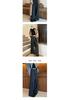 Women's Maternity Woolen Fleece-Lined High-Waist Wide-Leg Pants for Petite Sizes - Korean Style for Autumn/Winter