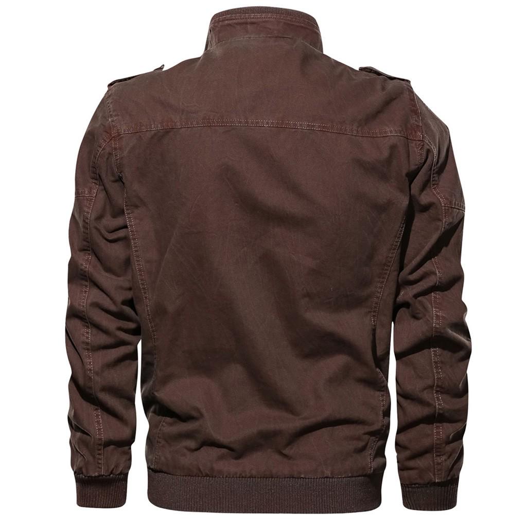 Men's  Winter Eur-American Style Vintage Plus Size Washing Jacket Coat