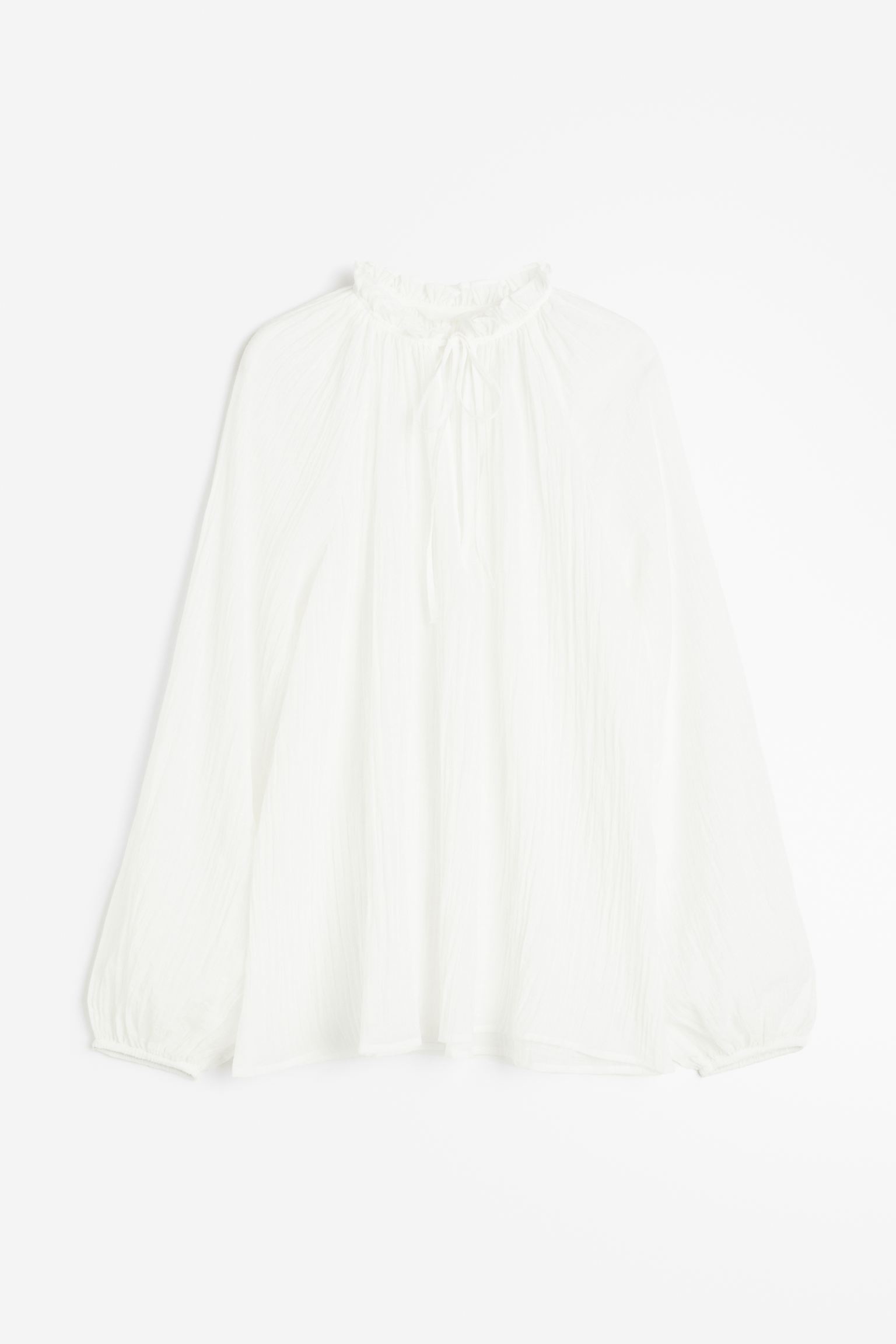

Oversized crinkled blouse