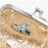 Vivienne Westwood Metallic Crinkle Frame Pulse Mini Coin Card Wallet 56010005w L00a7 R401