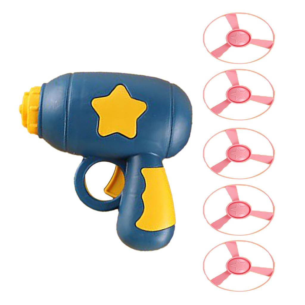 Cat Fetch Toy Plastic Interactive Toy Pet Tracking Toy Fly Disc with 5pcs Disc for Home