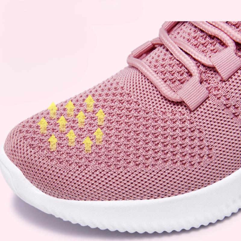 Новые повседневные модные кроссовки для бега Flying Woven Breathable Comfortable Soft — фото 8