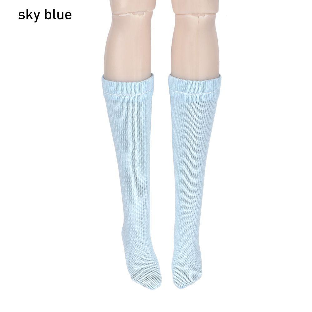Modepuppen Socken 1/6 Puppen Strümpfe Kleidung Zubehör Bonbonfarbe Mittellange Socken Für 30CM BJD Puppen Zubehör Kinderspielzeug