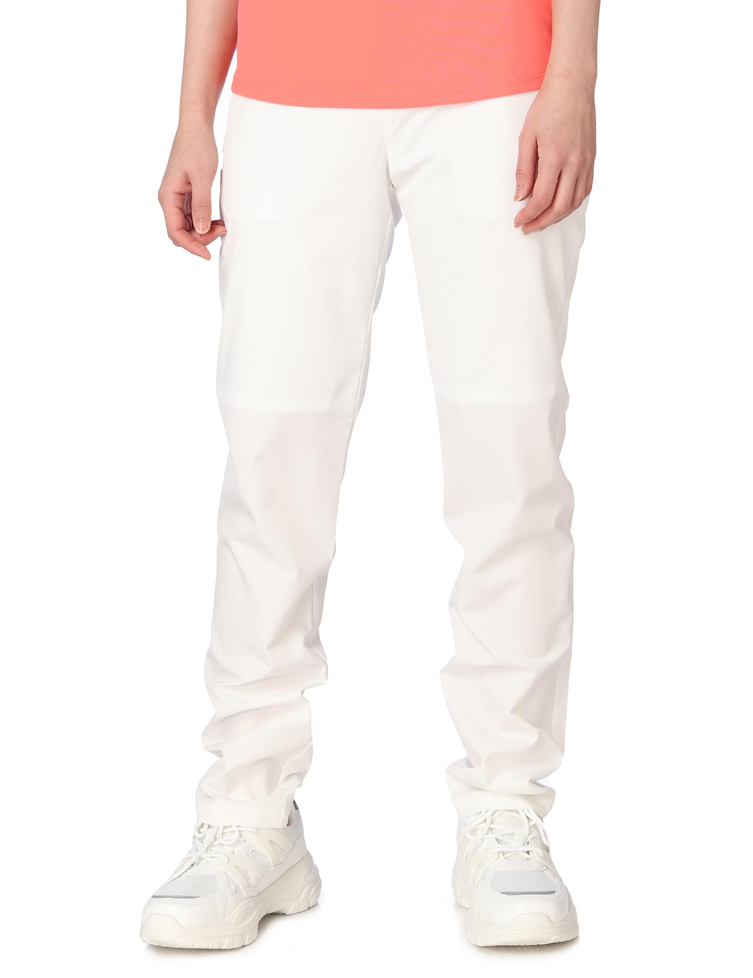 

Женские длинные брюки Admiral Golf ADLA440 с ямочками сзади, белые