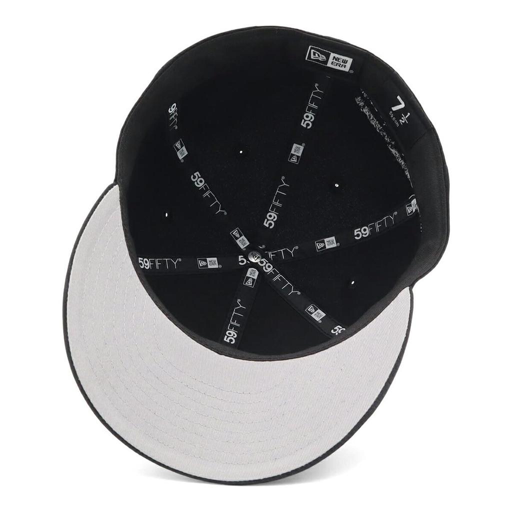 [New Era] New Era Cap Pre-Curved 59FIFTY 14693268 NER36C1209 Black Nylon Tussah Metal Plate UNDER VISOR ONSPOTZ Exclusive Men's Women's Hat Gokyu