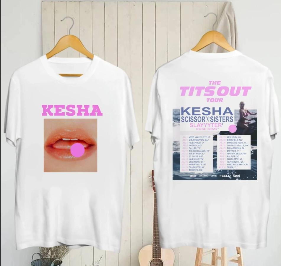 Kesha The Tits Out Tour 2026 T-shirt size S-5XL S