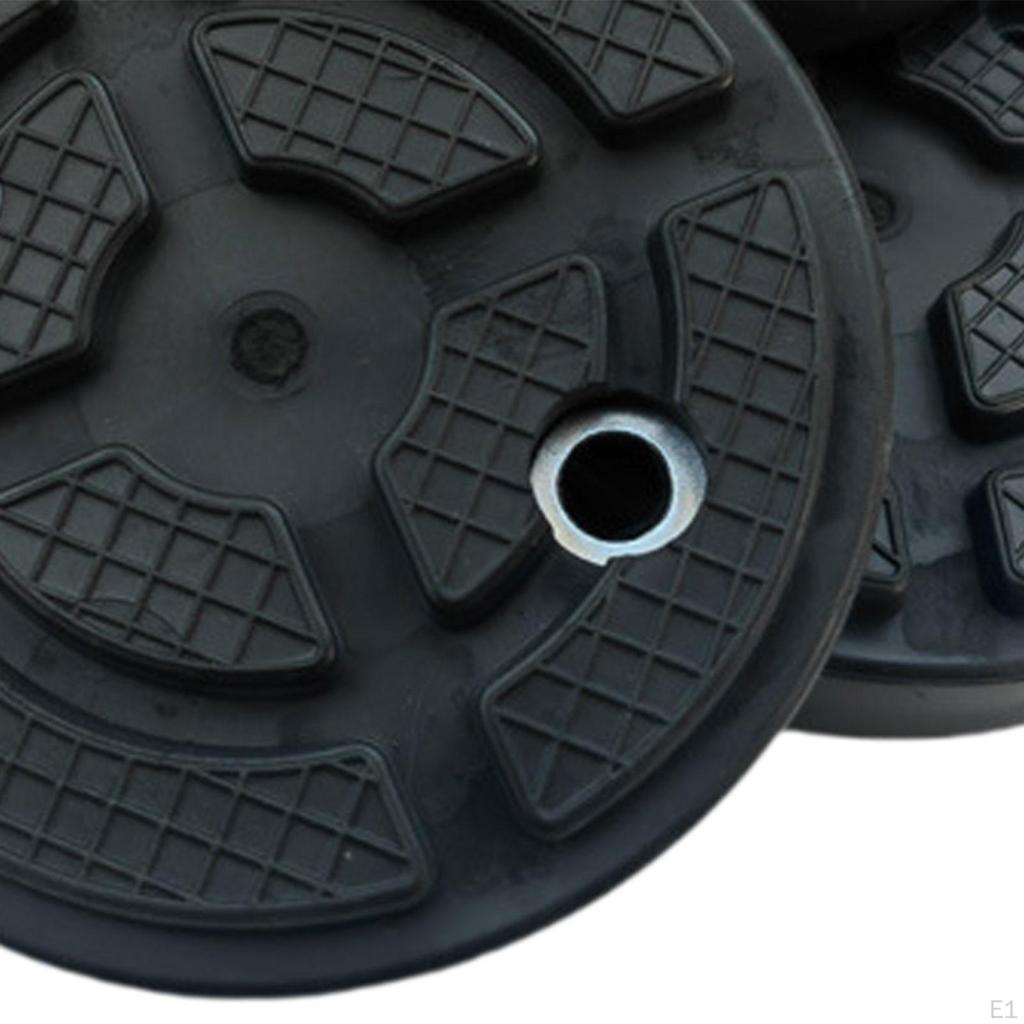 4 Pieces Round Car Jack Lifting Pads Accessory Replace Parts 4.7x1.2inch Versatile Replacement for