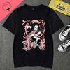 Casual Harajuku Tee Summer Demon Slayer Clothes Anime Cartoon T Shirt for Women Streetwear Print Cotton Tops Graphic T Shirts