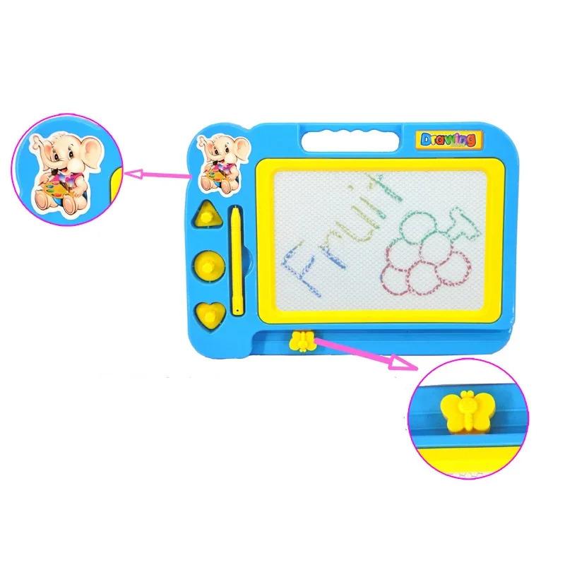 Kids Magnetic Drawing Board - black white Doodle Pad & Educational Art Toy, Best Gift for Children (Graffiti Set)