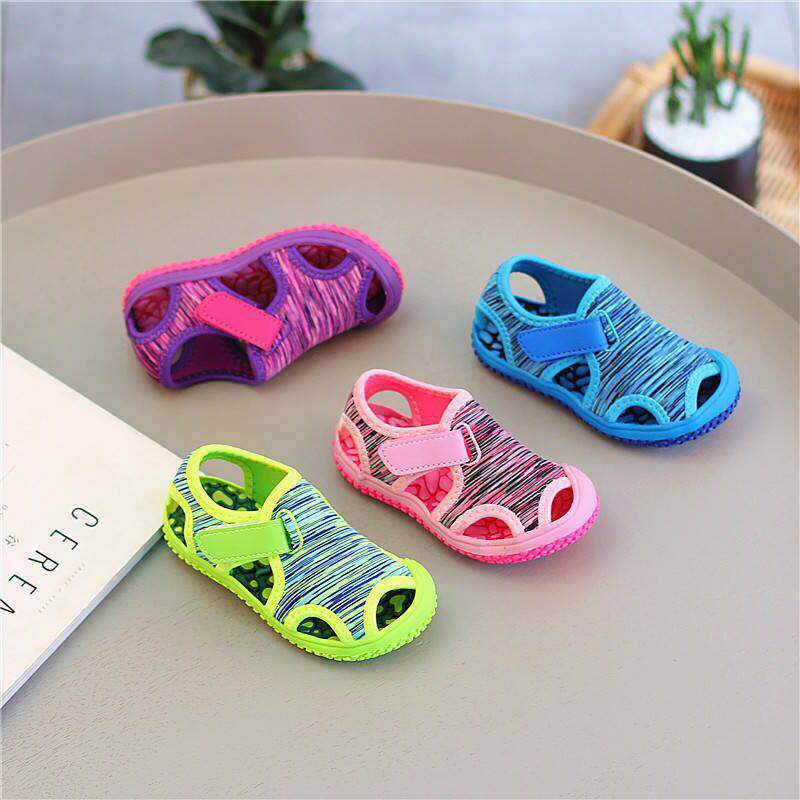 Girls' Sandals  Spring/Summer New Collection, Children's Baotou Sports Beach Shoes, Boys' Water Shoes, Candy Colored Foreign