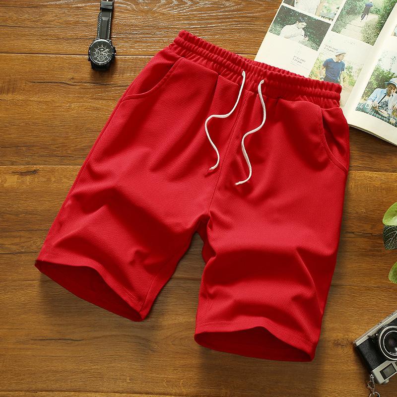 Men Solid Casual Swim Sports Shorts Swimwear Quickly Dry Surf Beach Board Elastic Waist Swim Pants Surffing Shorts