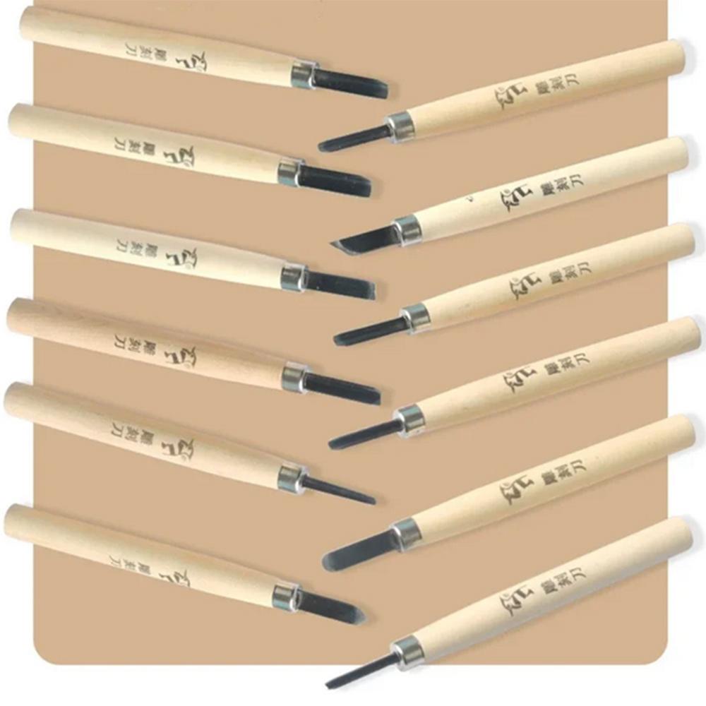 12pcs Professional Wood Carving Tool Set DIY Hand Tools for Woodworking