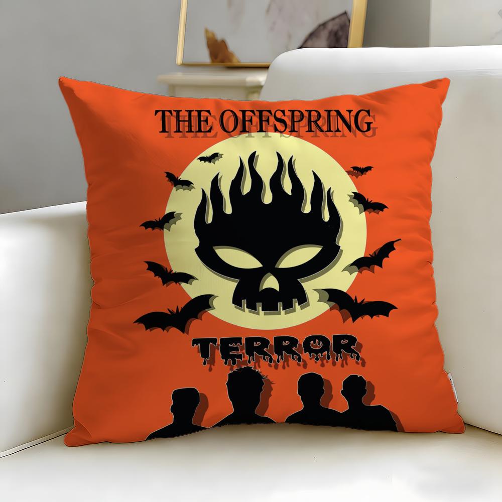 Trendy Tthe Offspringer Cushion Cover Soft  EasyWash Pillow Case  Versatile for Couch Bed Travel and Office