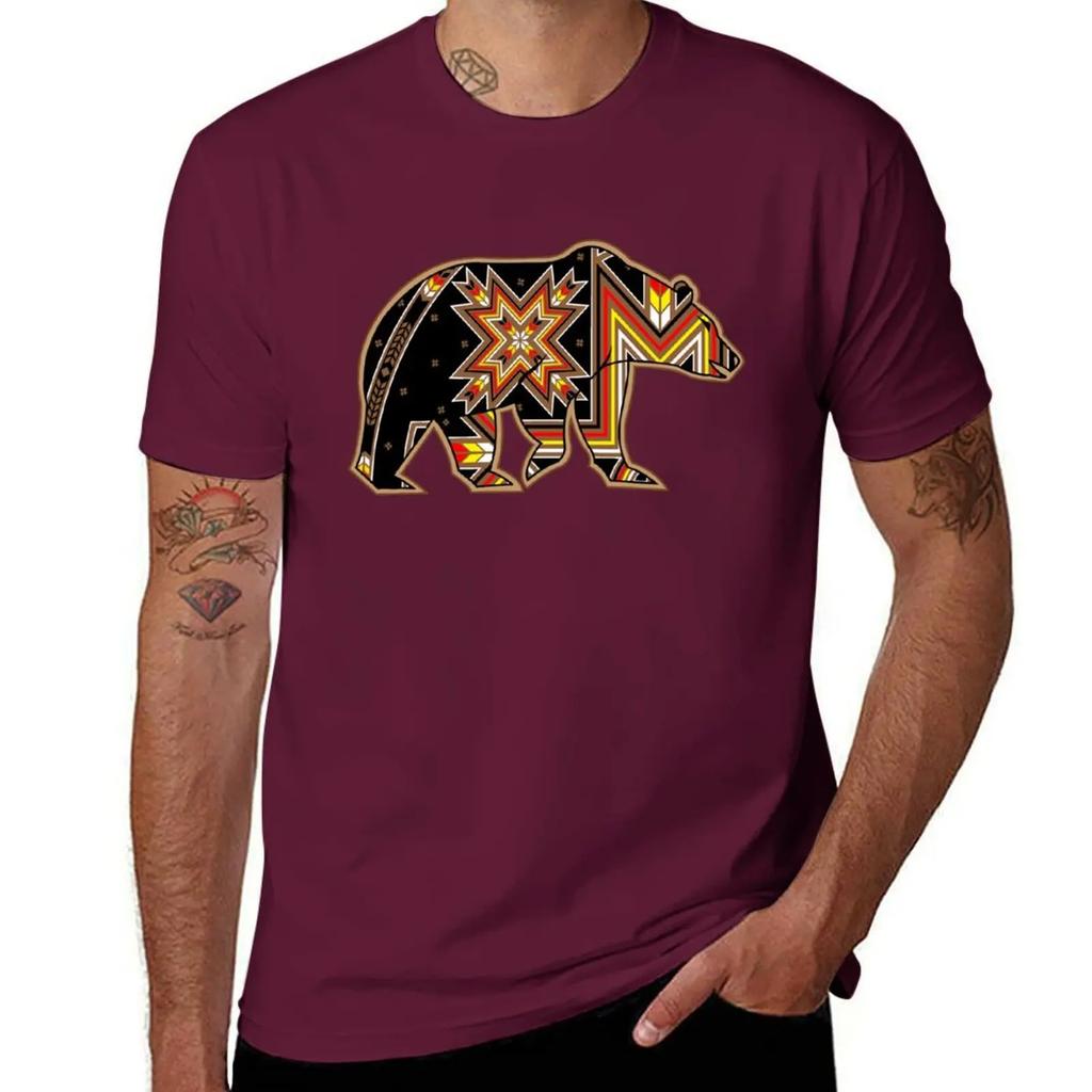 Tribal Bear TShirt designer shirts anime tshirts for men