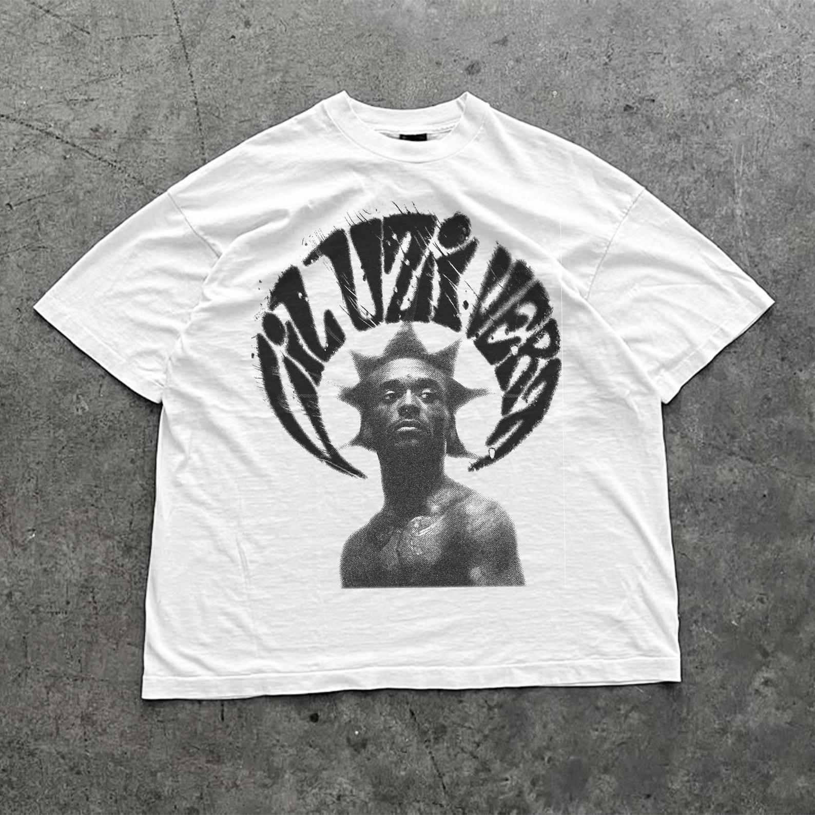 Lil Uzi Vert Graphic T-Shirt | Rap Tee Graphic Print Vintage Concert Merch Tee | Drake Lil Uzi Vert Playboi Carti Album Tour 3XL