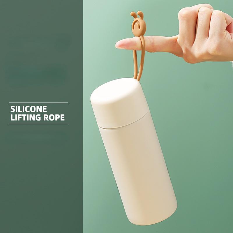 Portable Water Cup Thermos Cup 260ml Vacuum Flasks Portable Stainless Steel Thermos Cup Water Bottle Travel Tea Mug Office Thermos Cup