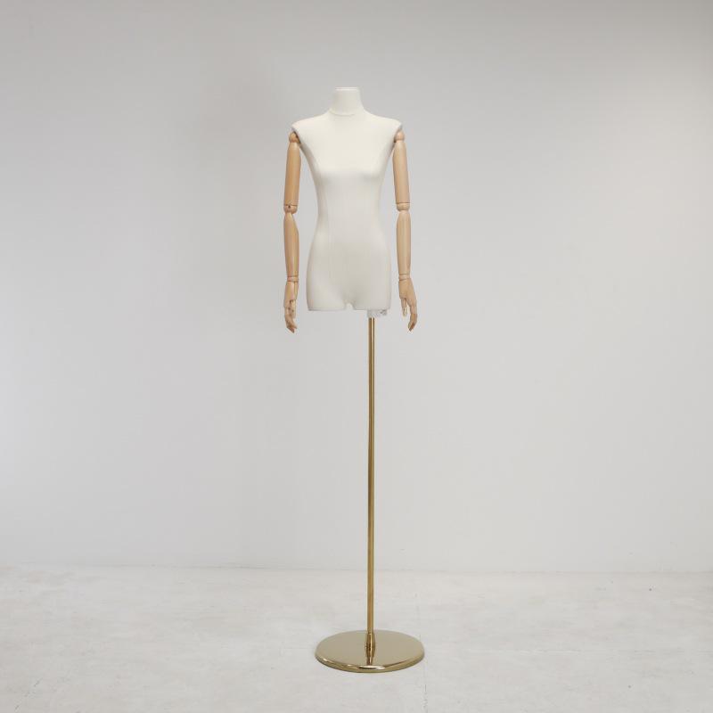 Korean Style Female Mannequin with Flat Chest for Clothing Display