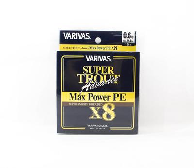 Varivas Linea PE Super Trout Advance Potenza massima 150 m PE 0,6 Max 14,5 libbre 7046