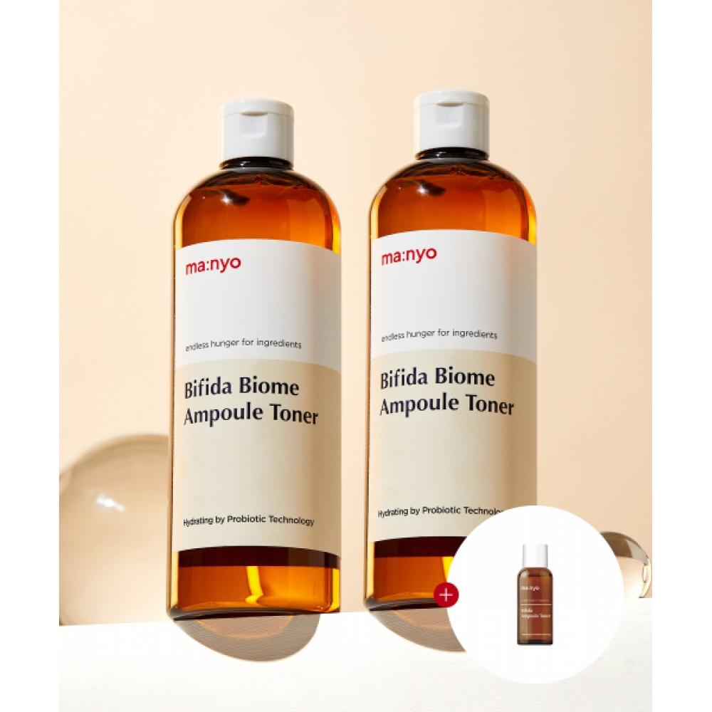 Manyofactory Bifida Biome Ampoule Toner 400mlx2 + Miniature 30ml Gift NONE