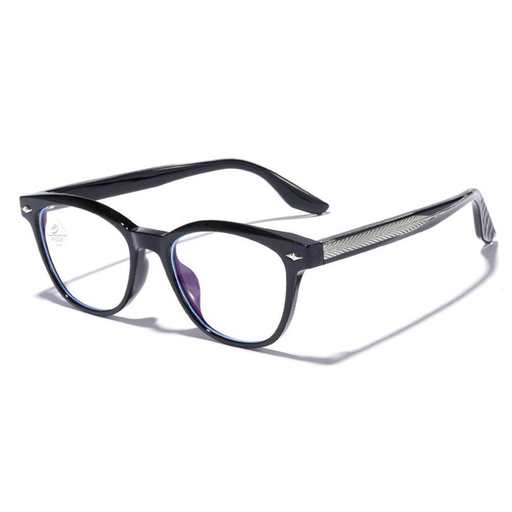 NLEYSOH Fashion Transparent Frame Progressive Reading Glasses, Photochromic Multifocal Anti Blue Light Presbyopia Eyeglasses 0(NO BLUE LIGHT) чёрный