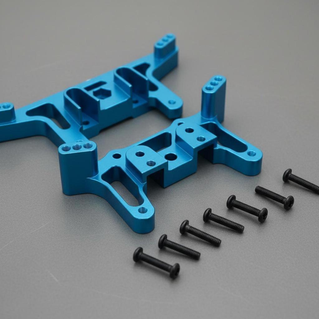 1/12 RC Aluminum shock mount Bracket Anodized Finish Set