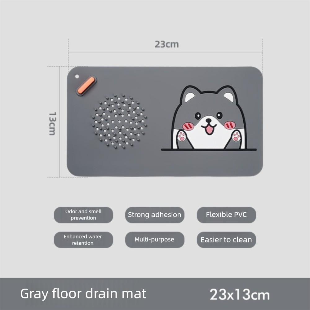 Cartoon Sewer Floor Drain Cover Anti-insect Floor Drain Pad Deodorant Cover  for Bathroom&Kitchen