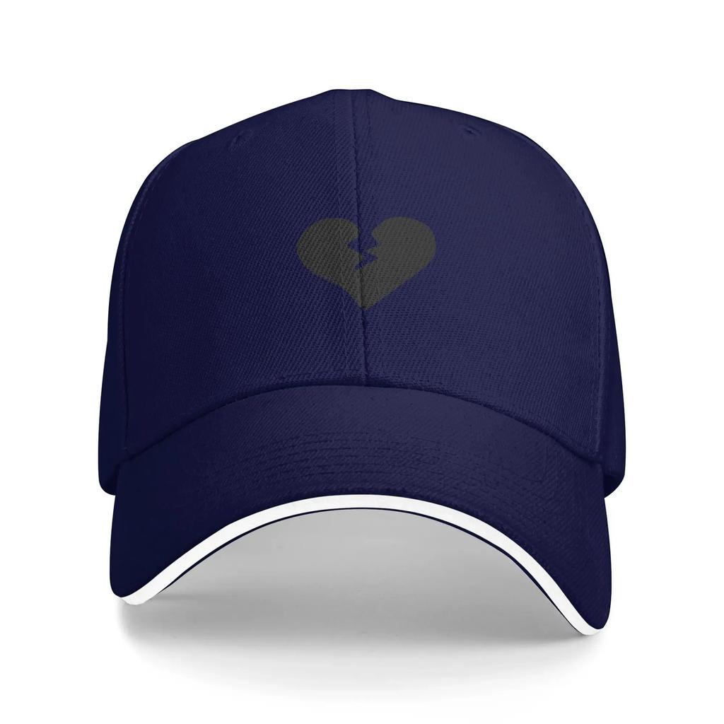 Broken Black Heart Baseball Cap  Fashion Trucker Hat Summer Couple Women Hunting Camping Baseball Caps