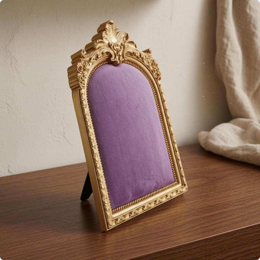 Jewelry Display Frame Antique Vintage Arched Earring Holder for Photography