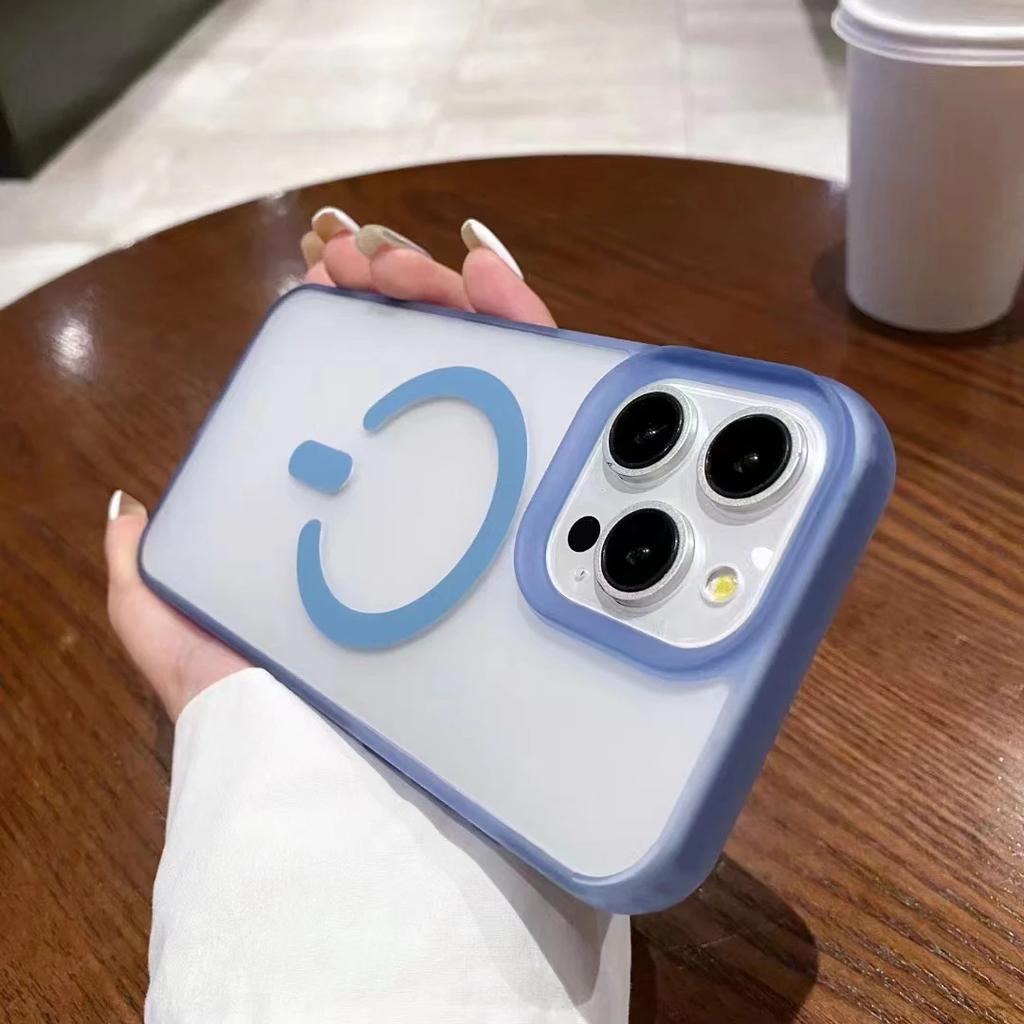 MatteTranslucent For Magsafe Magnetic Wireless Charge Case For iPhone 15 11 13 12 14 Pro Max Plus Jelly Bumper Shockproof Cover