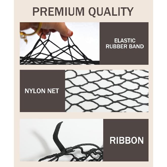 Cargo Net,Adjustable Trunk Storage Net With Hook,Car Accessories Exterior,Elastic Trunk Stretchable Tailgate Nets,Automotive Organizer And