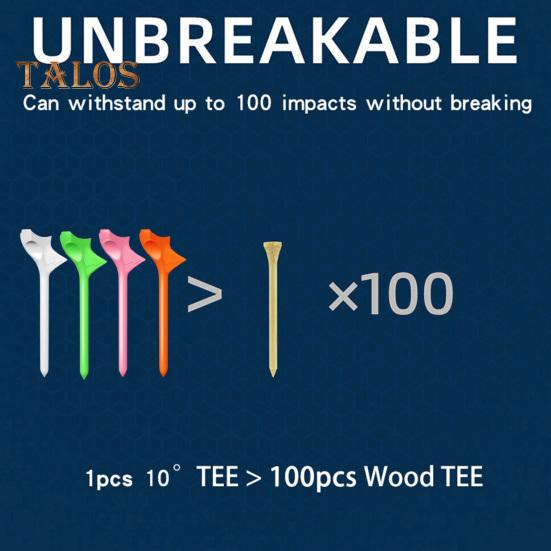 10Pcs Golf Nails Reduce Ball Rotation Friction Durable Plastic Golf Tee Golf Spin Reduction Device Golf Accessories