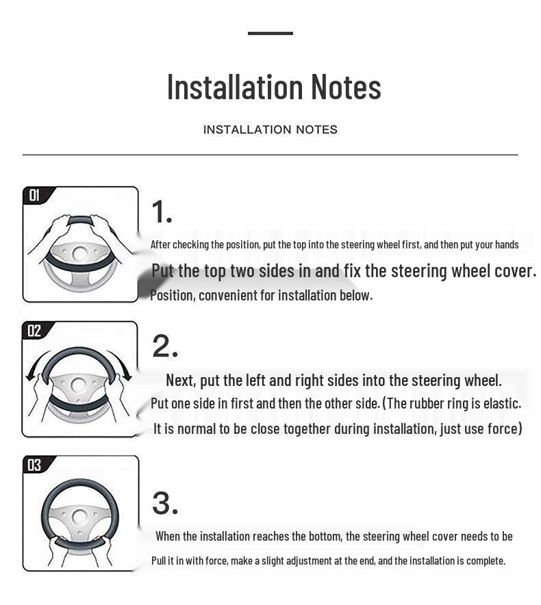 Suede Plush Steering Wheel Covers for Chery: Compatible with Tiggo 3x5x, Tiggo 87, Arrizo 5 Plus