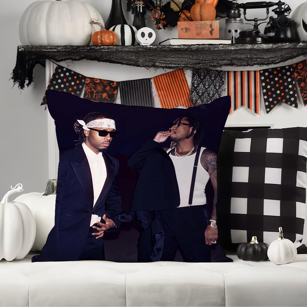 American Rapper P-Playboi C-Carti Pillow Case Office Cushions Suitable For Sofa Car Bedroom Decorative Cushion Cover