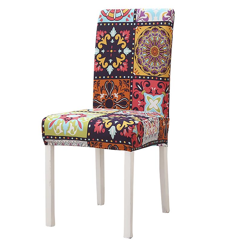 Dining Chair Slipcover,High Stretch Removable Washable Chair Seat Protector Cover for Home Party Kitchen Hotel Wedding Ceremony