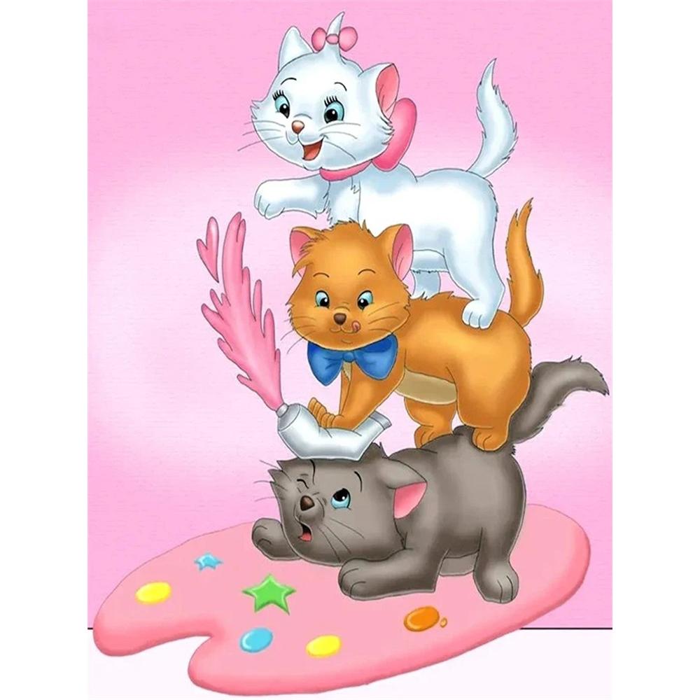 

Disney Diamond Painting Mary and Her Three Siblings Illustration Mosaic Embroidery Diamond Painting Cross Stitch Home Decor 5D DIY Round 20x30cm
