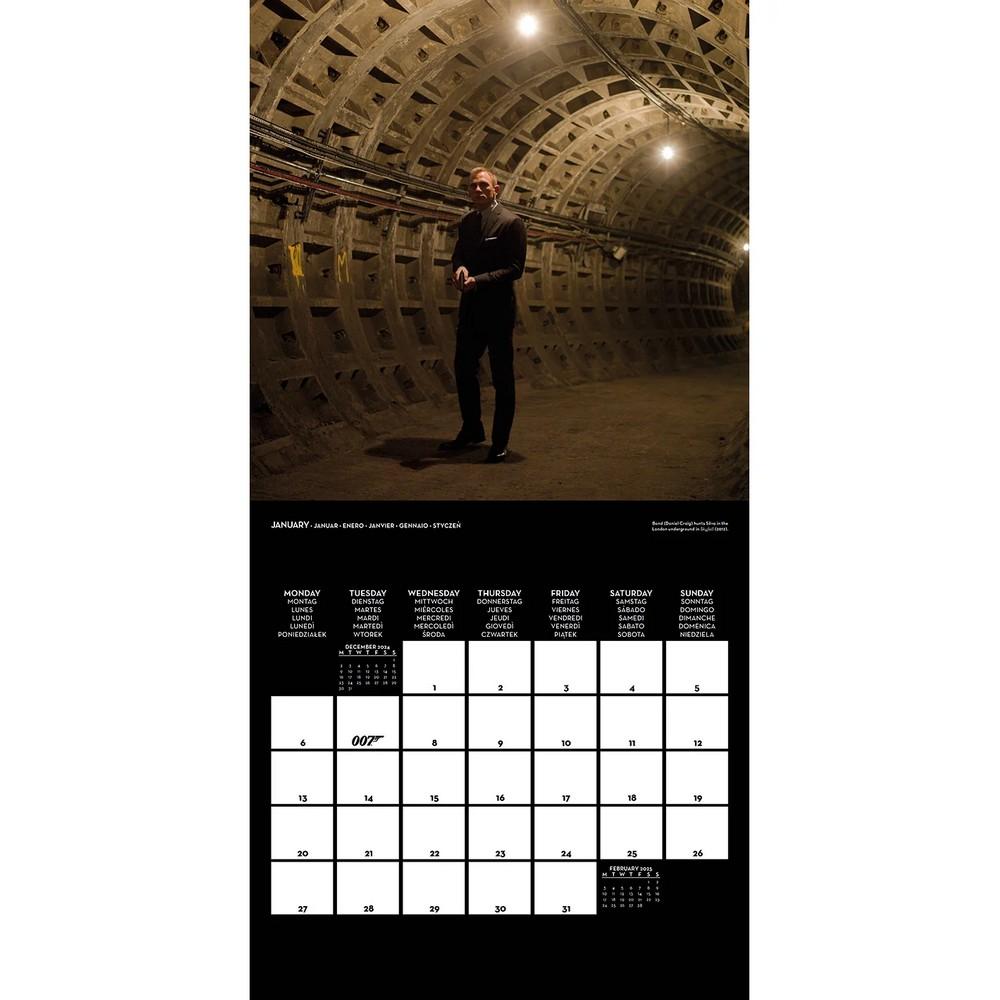 James bond 2025 Square Calendar