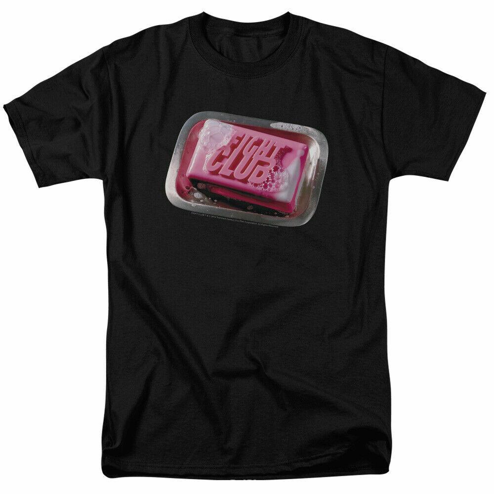

26 Fight Club Soap T Shirt Licensed Movie Retro Classic Throwback Tee New Black Unisex T-Shirt XXXL