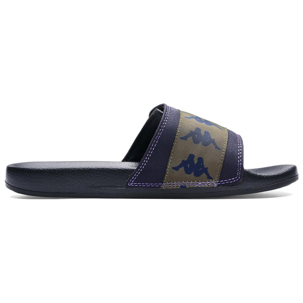 Kappa Back-To-Back Fashion Versatile Outdoor Casual Velcro Design Non-Slip Slide Sandals Unisex sandals Black K0DX5LT10-990