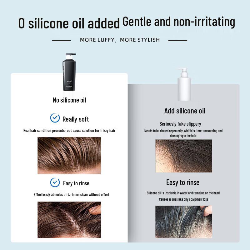 Hefengyu Men's Amino Acid Botanical Shampoo, Earth Scent