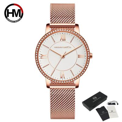 Women Watches Diamond Japanese Quartz Rhinestone Wrist Watches Luxury Casual Female Dress Watches