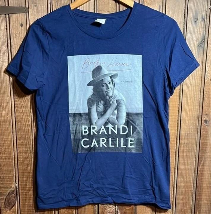 

Blue Brandi Carlile classic music t shirt S