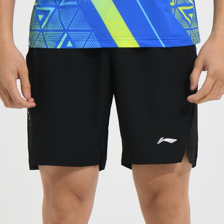 Li-Ning Breathable Quick-Dry Technology Sports Shorts Men Shorts Black AKSR471-1